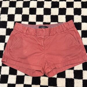 J. Crew Dusty Rose Chino Shorts